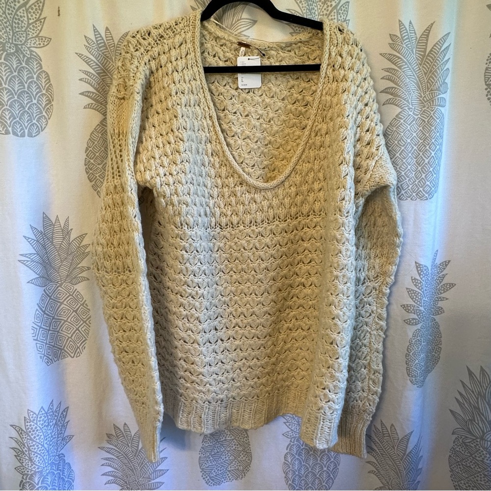 Free People Crashing Waves Pullover Sweater - NWT